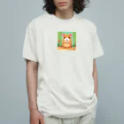 cleargのハムスター大好き オーガニックコットンTシャツ