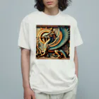 5656ショップの古代エジプトの太陽神ドラゴン Organic Cotton T-Shirt