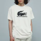 ファンシーTシャツ屋のトライバルクロコダイル Organic Cotton T-Shirt