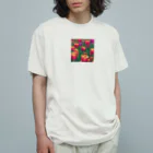 jmdapuwmdのチューリップ オーガニックコットンTシャツ