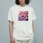 終わらない夢🌈の桜🌸 オーガニックコットンTシャツ