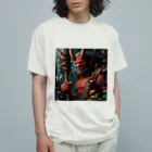 ふみことばの鬼の安らぎ Organic Cotton T-Shirt