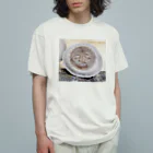 Awajinokinokoya_okudaの【原木椎茸アート - 毒】 Organic Cotton T-Shirt