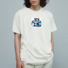 可愛らしいドラゴンのイラストグッズ店の可愛らしいドラゴンマスコット Organic Cotton T-Shirt