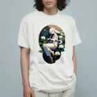 arashi023の蓮花の少女 オーガニックコットンTシャツ