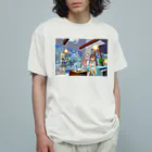 きなこもちの小屋２号店の海の中の家の鍋パーティー Organic Cotton T-Shirt