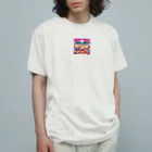 たてっぴのショップの思い出の世界へタイムトラベル！ オーガニックコットンTシャツ