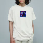 こなゆき1999のテクノな犬 オーガニックコットンTシャツ