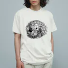 カール亭のプードル  ワンさん　ぐるぐる Organic Cotton T-Shirt