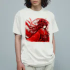 chocotamaの日本女性 Organic Cotton T-Shirt