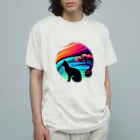 tohoku.jpのColorful mood with cats 8 オーガニックコットンTシャツ