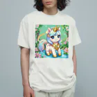 karekore_のかわいいユニコーンのみこ Organic Cotton T-Shirt