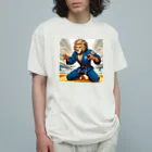 GANZのライオン柔道師範 オーガニックコットンTシャツ