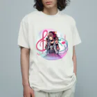 ロック堂のロックガール Organic Cotton T-Shirt