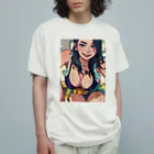 shiba9のビキニガール白 Organic Cotton T-Shirt