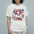 ironanoの【#いろなの】見習いパティシエ オーガニックコットンTシャツ