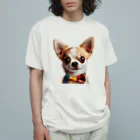 ちわわんのちわわん オーガニックコットンTシャツ