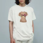 ファンシーTシャツ屋の水玉メガネ柄シャツ Organic Cotton T-Shirt