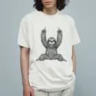 イケイケアニマルsのジオナマケモノ Organic Cotton T-Shirt