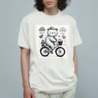 33----33のくまさん初めてのおつかい Organic Cotton T-Shirt