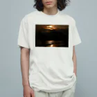 amendeのサンセット西湘 オーガニックコットンTシャツ