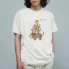 Siderunの館 B2の画伯チックなブレーメンの音楽隊 オーガニックコットンTシャツ