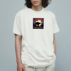 TemTako10のドット絵　ホラーキャット Organic Cotton T-Shirt