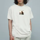 mitsuouの釣り猫 Organic Cotton T-Shirt