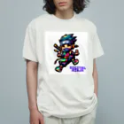 rsrsrsrsrの“Digital Ninja” ロゴ付き オーガニックコットンTシャツ