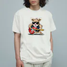 kichi_333のロックに生きるアニマル オーガニックコットンTシャツ