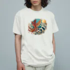 雲華堂の鳳凰 オーガニックコットンTシャツ