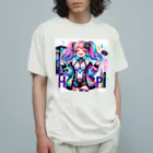 iSysのゲーミング少女ピーシースリー Organic Cotton T-Shirt