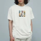 dakaroのうさぎさん Organic Cotton T-Shirt