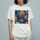 yuking0825の海を彩るコーラル Organic Cotton T-Shirt