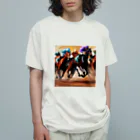 legendary horseの馬たちの力強さと競争心 Organic Cotton T-Shirt