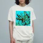 moon_takuanの観世音菩薩と龍3「Kanzeon Bodhisattva and dragon3」 オーガニックコットンTシャツ