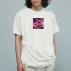 宇宙屋さんの宇宙間宅配ヘビ Organic Cotton T-Shirt