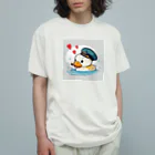 ザ☆めんまのお店のゆっくり進行☆あひる隊長！ オーガニックコットンTシャツ