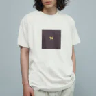 Design HarborのI love cat オーガニックコットンTシャツ