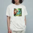 janeiroのDoragon５ オーガニックコットンTシャツ