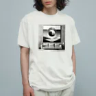 masaのモノクロームの静けさ オーガニックコットンTシャツ