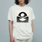 masaのモノクロームの静寂 オーガニックコットンTシャツ