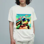 mimittuのサングラスをかけたイケメンカメ太郎 Organic Cotton T-Shirt