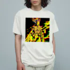 moon_takuanの神功皇后とロック「Empress Jingu and Rock」 オーガニックコットンTシャツ