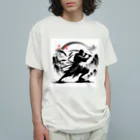 影の戦士コレクションの忍びの風 Organic Cotton T-Shirt