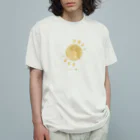 ぽぽもんஐのフルムーン オーガニックコットンTシャツ