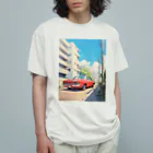 AQUAMETAVERSEのスーパーカー オーガニックコットンTシャツ