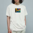 AQUAMETAVERSEのゲンノ夢　　NON13 オーガニックコットンTシャツ