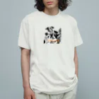 ワン！ダーファミリーの愛すべき家族　ワン！ダーファミリー オーガニックコットンTシャツ