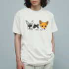 わんこと田舎暮らしのせいぞろい オーガニックコットンTシャツ